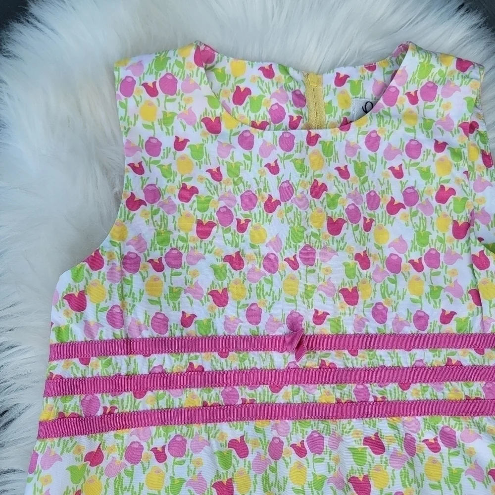 Vintage Lilly Pulitzer White Label Tulip Dress 8
